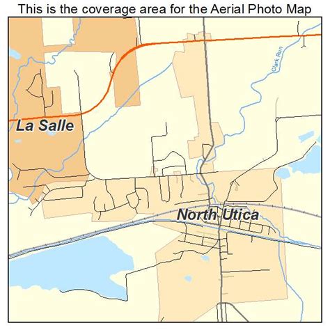 Aerial Photography Map of North Utica, IL Illinois