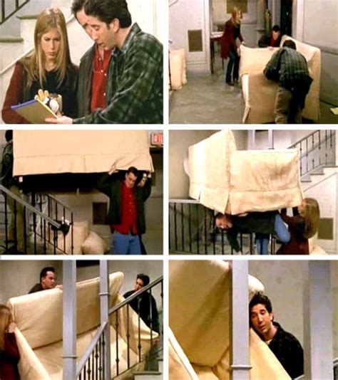 Pivot! Pivot!... PIVOT! ( Friends - the couch scene ) | Friends moments, Friends scenes, Friends ...