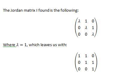 linear algebra - A Basis for a Jordan Normal Form - Mathematics Stack ...