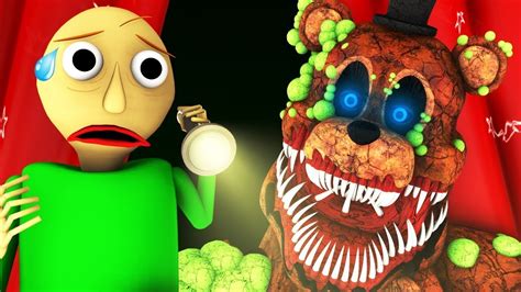 Baldi vs FNAF: Noche 1 (Español Five Nights at Freddy’s Parodia Animada Terror 3D) - YouTube