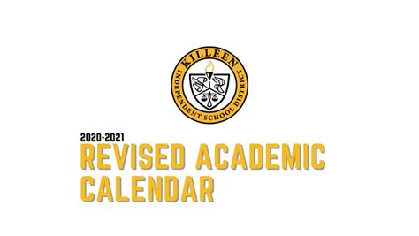 KISD Revised 2020-2021 Calendar : Killeen Independent School District - KISD : Free Download ...