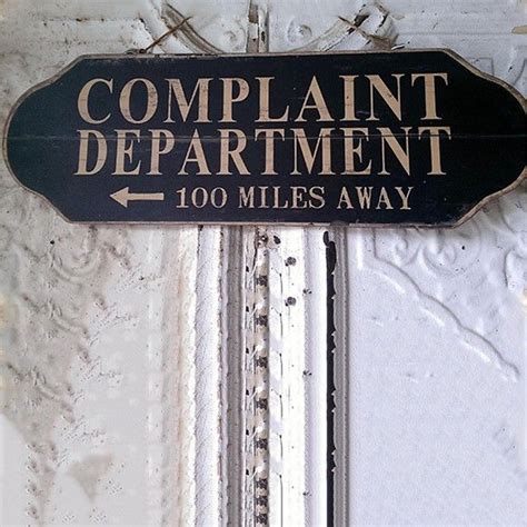 Complaint Department Humorous Wall Sign | Wall signs, Wall art above tv ...