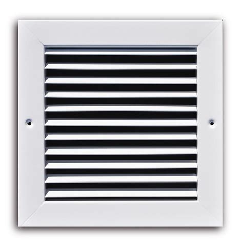 TruAire 6 in. x 6 in. White Steel Return Air Grille-H270 06X06 - The ...