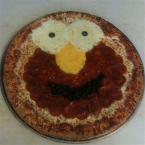 Elmo pizza Sesame Street Birthday Party, Elmo Party, Elmo Birthday, Monster Party, Bday ...