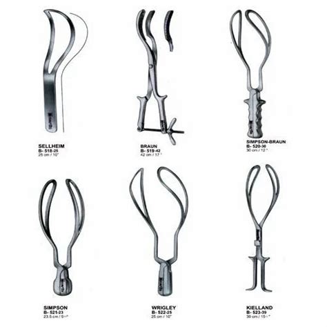 Stainless Steel Obstetrical Forceps, For Hospital And Clinic at Rs 850/piece in Delhi