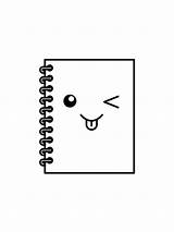 Notebook Coloring Pages sketch template