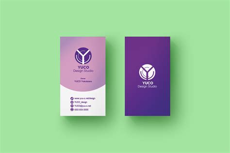 Business Card design - YUCO Design Studio