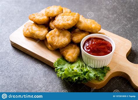 Chicken nuggets with sauce stock image. Image of dinner - 137201835