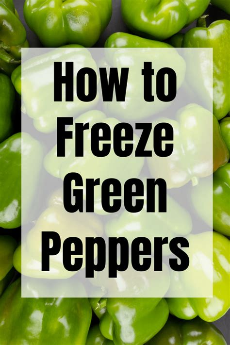 Here's the RIGHT WAY to freeze green peppers - Tutorial with Video