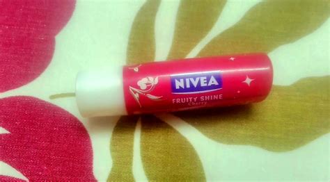 Nivea Fruity Shine Lip Balm Cherry Review And Swatches | Dainty Angel