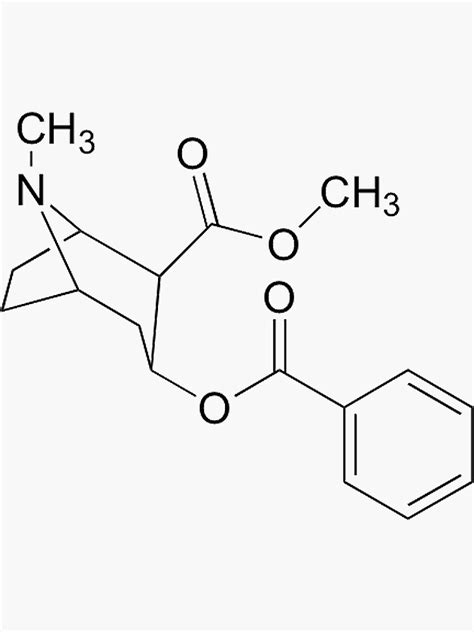 "Cocaine Molecule" Sticker by eldar | Redbubble