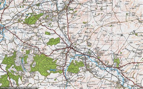 Historic Ordnance Survey Map of Warminster, 1919