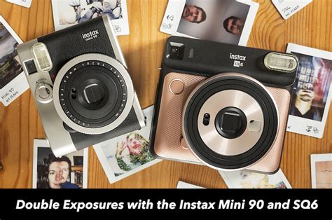 How to Take a Double Exposure: Instax Mini 90 and Square SQ6