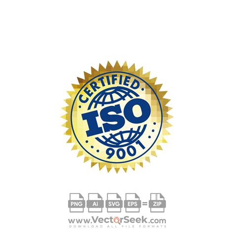 ISO 9001 Certified Logo Vector - (.Ai .PNG .SVG .EPS Free Download)