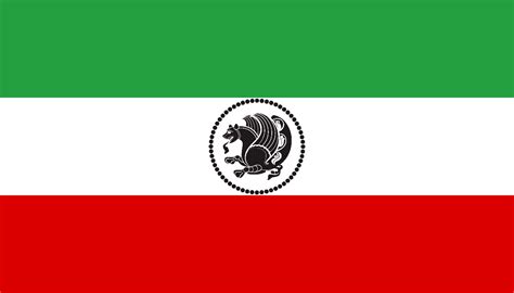 Iranian flag with a Symbol from Sassanid era : r/vexillology