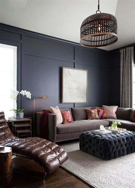 Dark Paint in the Dining Room and My Favorite Dark Paint Colors | Masculine living rooms, Dark ...