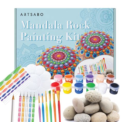 55PCS Mandala Dotting Tools Rock Painting Kit With Brushes | Etsy