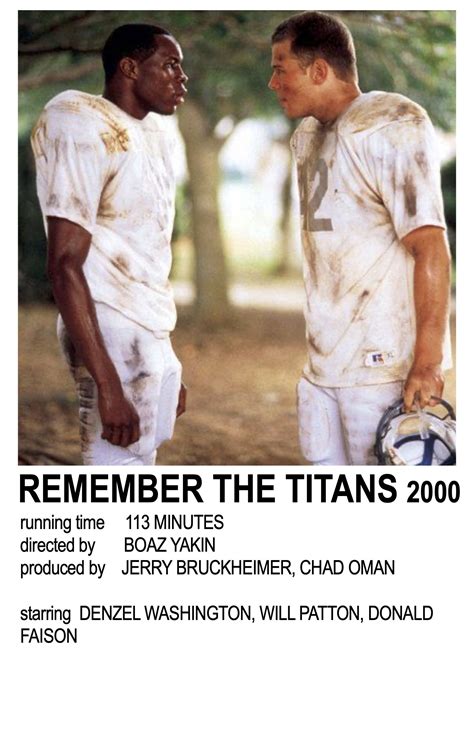 Remember The Titans Poster