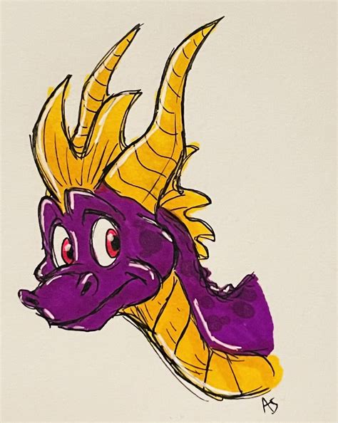 ArtStation - Spyro sketch