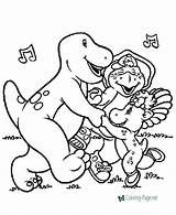 Barney Bj Coloring Pages sketch template