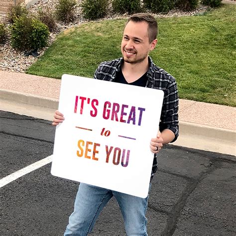 Church Signs: Hand Held Signs For Greeters