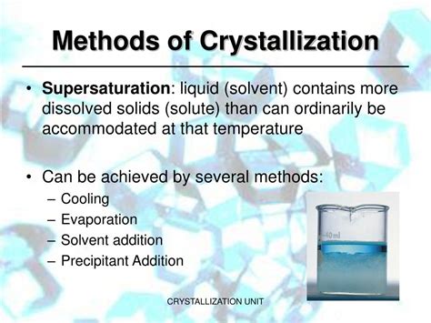 PPT - CRYSTALLIZATION UNIT PowerPoint Presentation, free download - ID ...