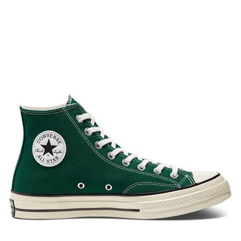 Chuck 70 Hi Sneakers in Forest Green in 2021 | Chuck taylor shoes ...