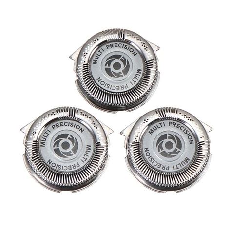 3 Pcs Replacement Shaver Head Double Blades For Philips Electric Razor ...