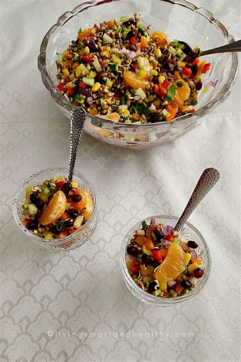 Sprouts Salad Recipe - Living Smart And Healthy