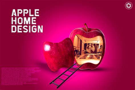 Apple home design | photoshop manupulation | Photoshop design, Apple home, House design