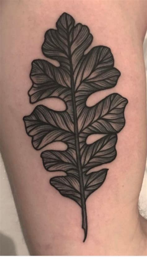 Oak leaf tattoo | Oak leaf tattoos, Arm tattoo leaves, Tattoos