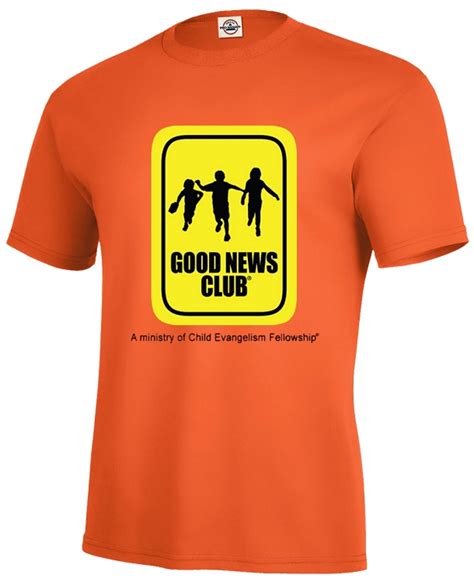 Good News Club religious christian t-shirts as low as $2.99