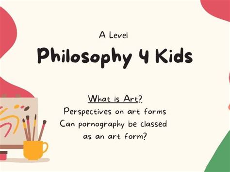 Philosophy For Kids- What is Art? | Teaching Resources