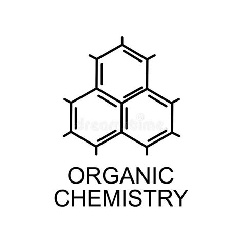 Organic Chemistry Line Icon. Element of Medicine Icon with Name for Mobile Concept and Web Apps ...