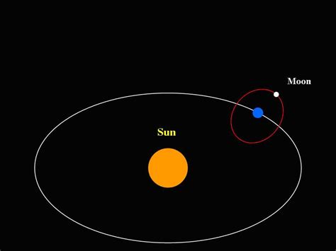 Sun -Earth Moon Orbit Animation - Pics about space