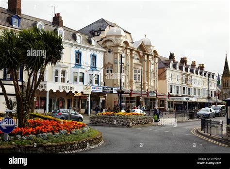 Shops in Llandudno Stock Photo - Alamy