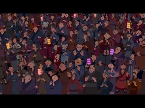 MULAN 2 - CG wedding scene crowd - YouTube