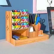 Organize Desk Diy Wooden Pen Organizer Multi functional Pen - Temu