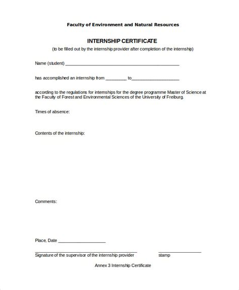 35+ Internship Certificate Templates - PDF, DOC, AI, Word,