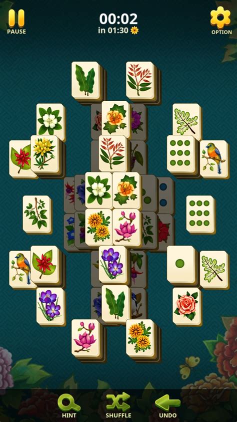 Mahjong Blossom Solitaire - Mahjong Games Free