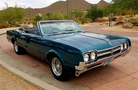 1966 Oldsmobile Cutlass Convertible Blue RWD Automatic - Classic Oldsmobile Cutlass 1966 for sale