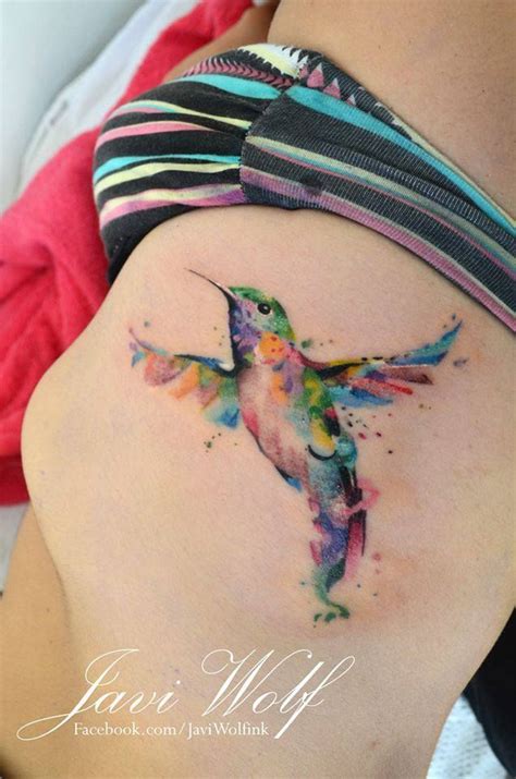 colibri. color, tattoo | Watercolor bird tattoo, Tattoos, Hummingbird tattoo