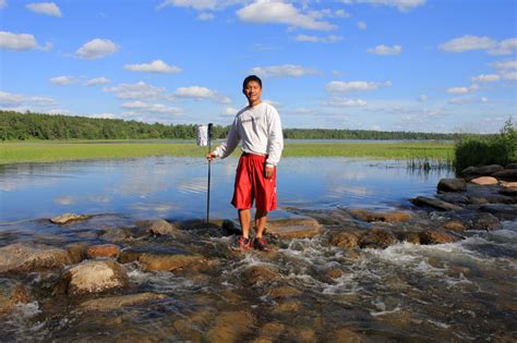 Claiming the Mississippi River at lake Itasca state park, Minnesota ...