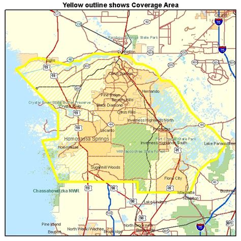 Citrus County Street Map - Bing images