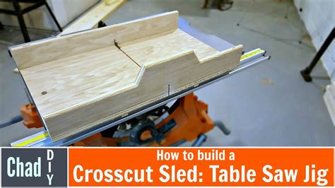 Build a Super Simple Crosscut Sled: Table Saw Jig | Doovi