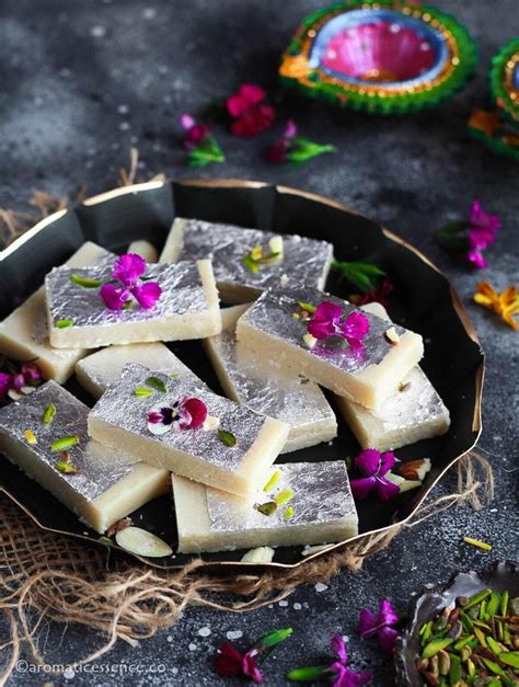 Barfi Recipe | Mawa Barfi | Khoya Barfi - Aromatic Essence