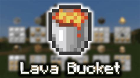 Lava Bucket - Wiki Guide - 9Minecraft.Net