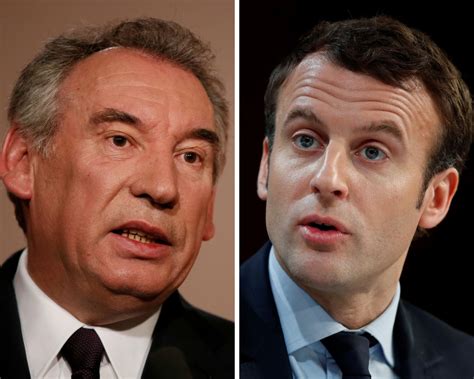 Emmanuel Macron and Francois Bayrou form alliance to counter Le Pen ...