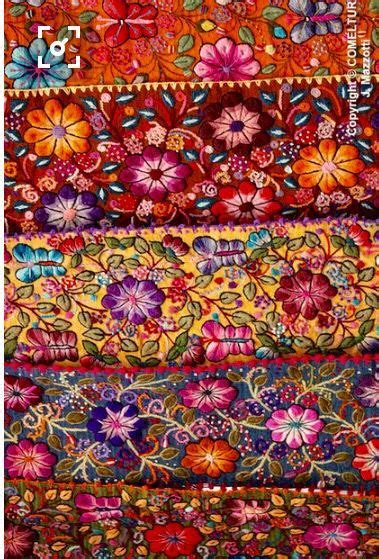 Peruvian embroidery. This comes close to showing the colors I see in my head. | Brazilian ...