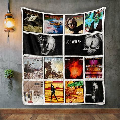 Joe Walsh Album Covers Quilt Blanket - Dreamrooma